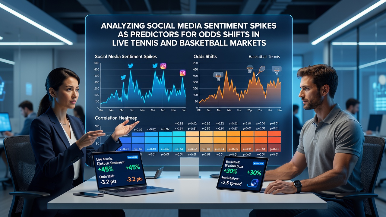 Analyse von Social-Media-Datenströmen während eines Tennismatches mit Live-Quotenanzeige