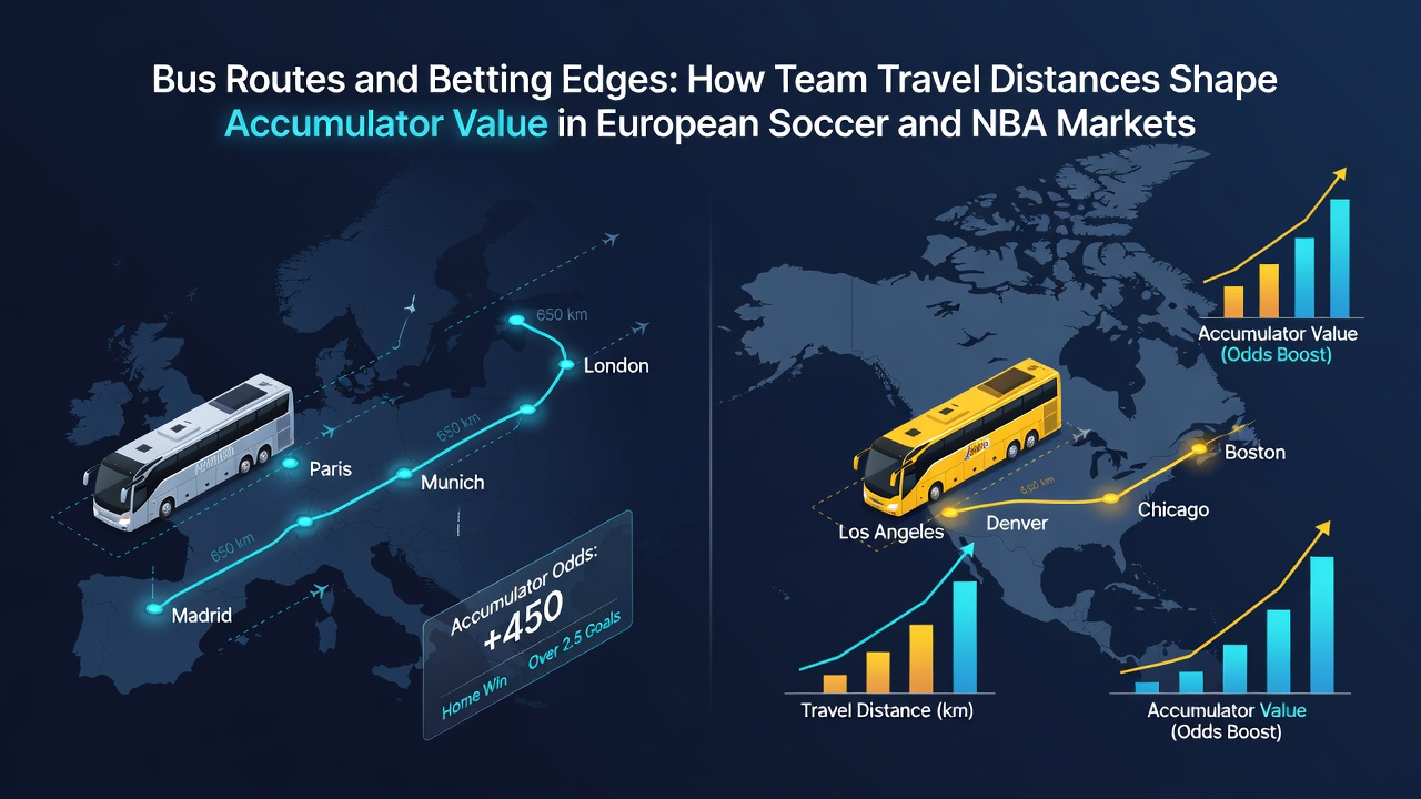 Reisewege der Teams und deren Auswirkungen auf Akkumulatorwetten im Fußball und der NBA
