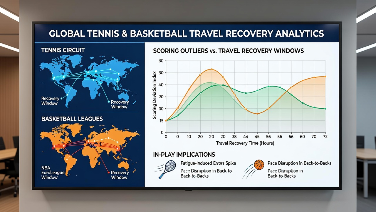 Analyse von Scoring-Daten während internationaler Reisen in Sportarten