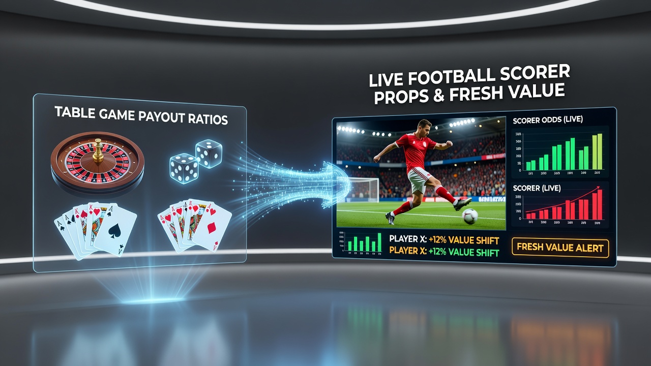 Live-Datenintegration von Casino-Quoten und Fußball-Torschützenprops