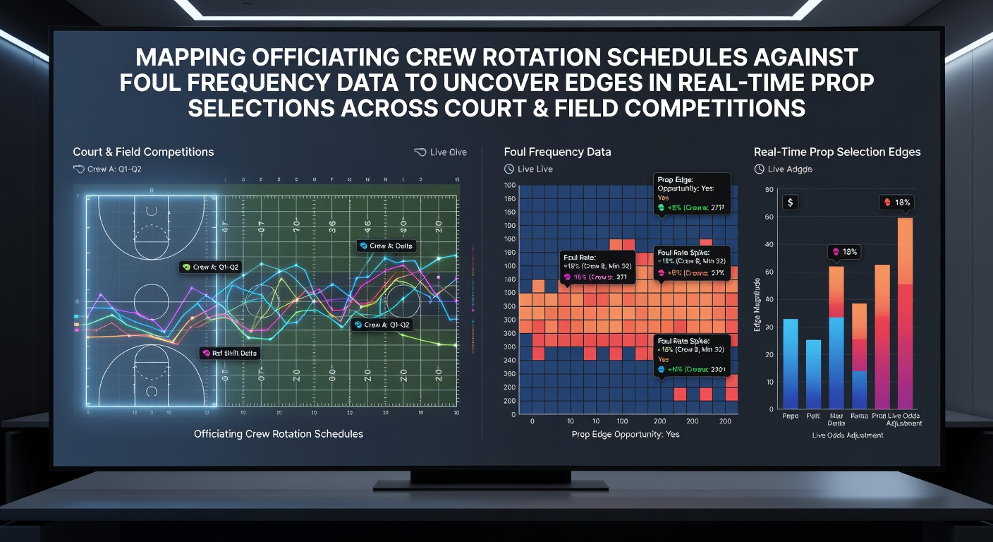 Visualisierung von Schiedsrichter-Rotationsplänen und Foul-Statistiken in Basketball und Fußball
