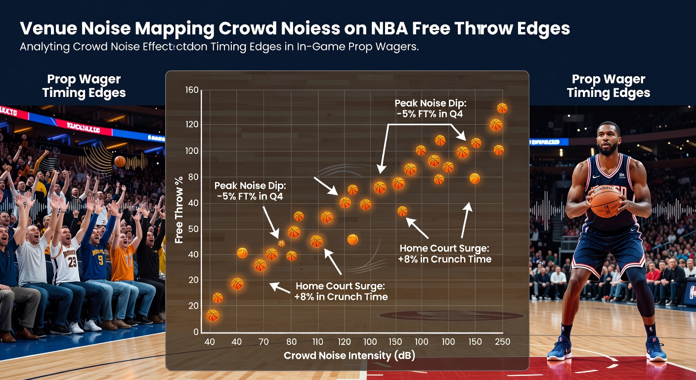 Detaillierte Analyse von NBA-Spielstätten und deren Einfluss auf Freiwurfleistungen durch Publikumslärm