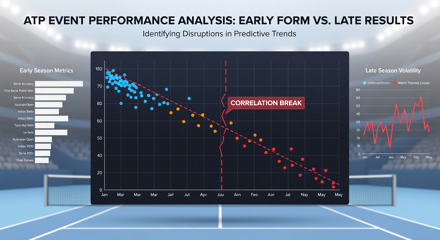 Visualisierung von Formkurven und Korrelationsbrüchen in Tennis- und Basketball-Daten